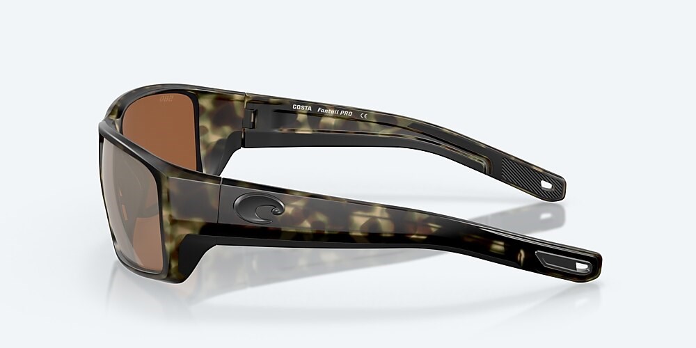 Costa Del Mar Fantail PRO - Matte Wetlands - Copper Silver Mirror Polarized Glass (580G)