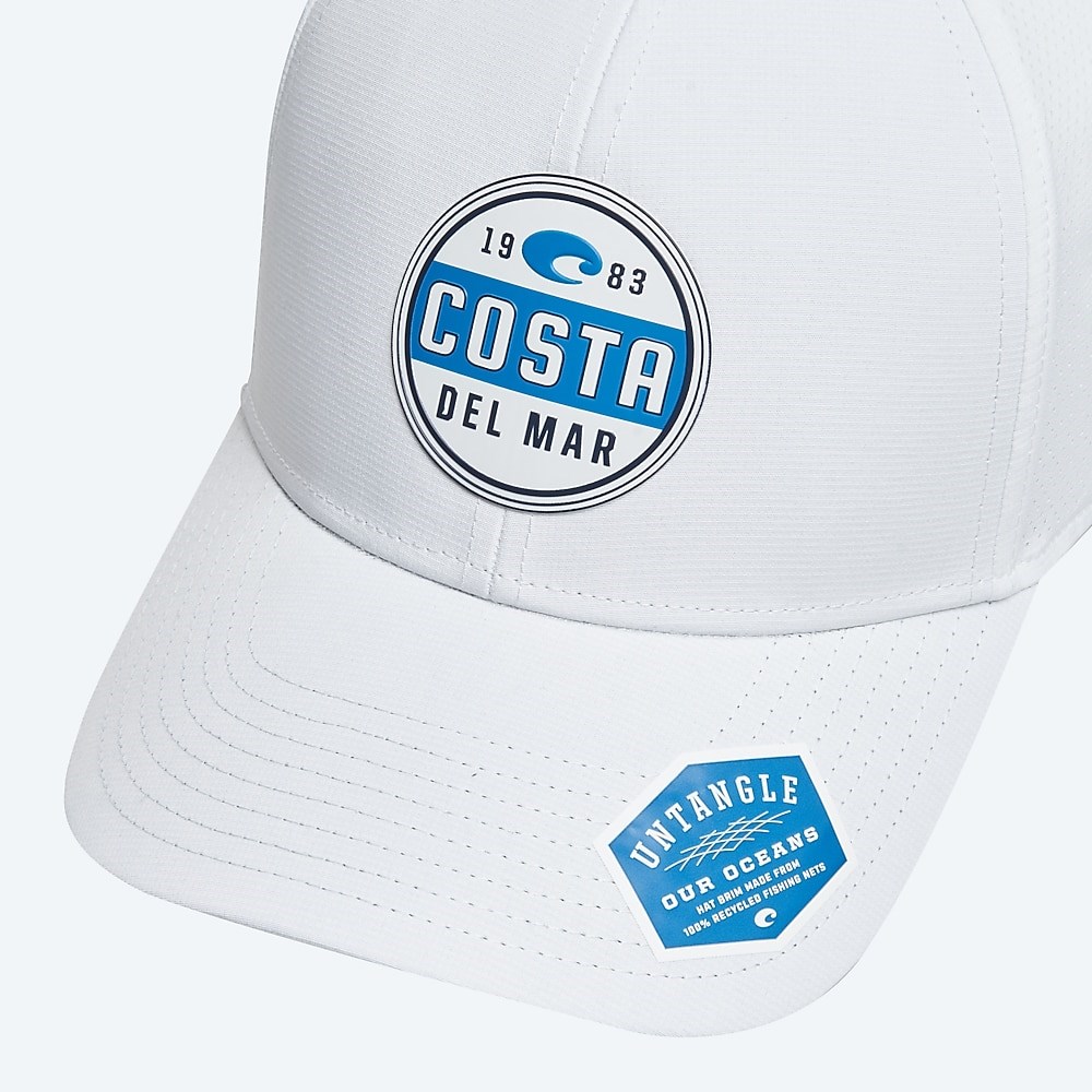 Costa Del Mar Prado Performance Hat - White