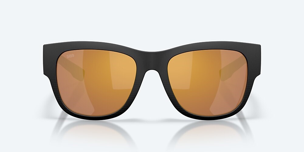 Costa Del Mar Caleta - Netplus Black - Gold Mirror Polarized Glass (580G)