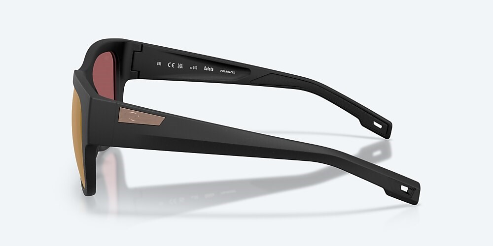 Costa Del Mar Caleta - Netplus Black - Gold Mirror Polarized Glass (580G)