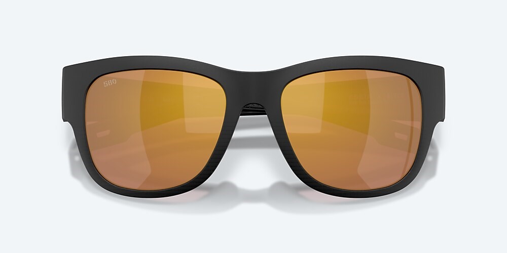 Costa Del Mar Caleta - Netplus Black - Gold Mirror Polarized Glass (580G)