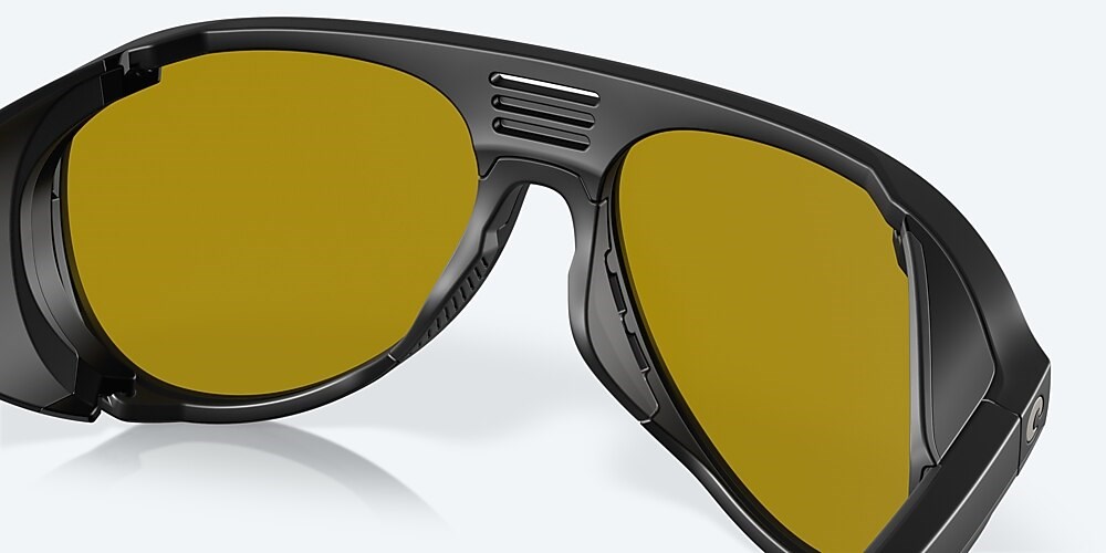Costa Del Mar Grand Catalina - Matte Black - Sunrise Silver Mirror Polarized Glass (580G)
