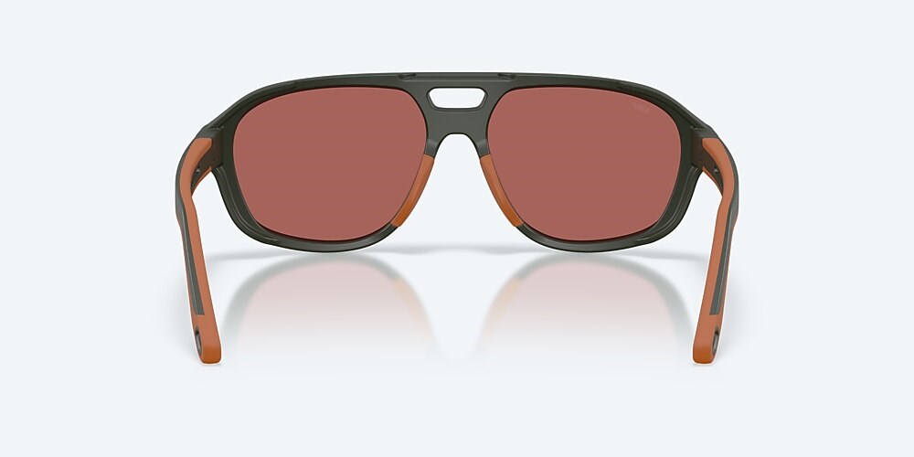 Costa Del Mar Street Heat - Matte Olive - Gold Mirror Polarized Polycarbonate (580P)