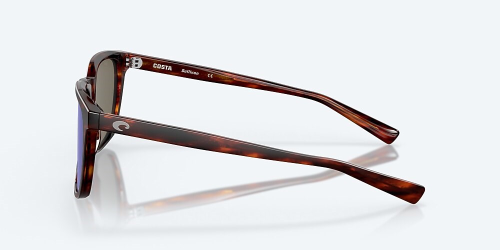 Costa Del Mar Sullivan - Matte Tortoise - Blue Mirror Polarized Glass (580G)