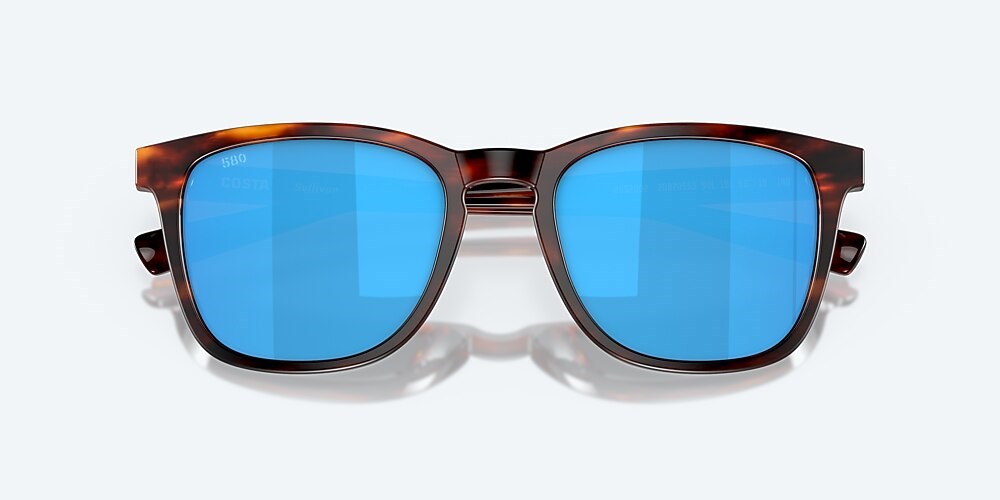 Costa Del Mar Sullivan - Matte Tortoise - Blue Mirror Polarized Glass (580G)