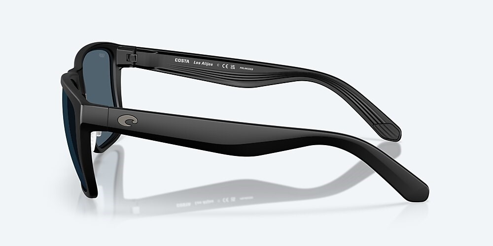 Costa Del Mar Los Alijos - Matte Black - Gray Polarized Polycarbonate (580P)