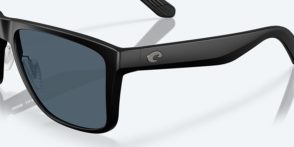 Costa Del Mar Los Alijos - Matte Black - Gray Polarized Polycarbonate (580P)