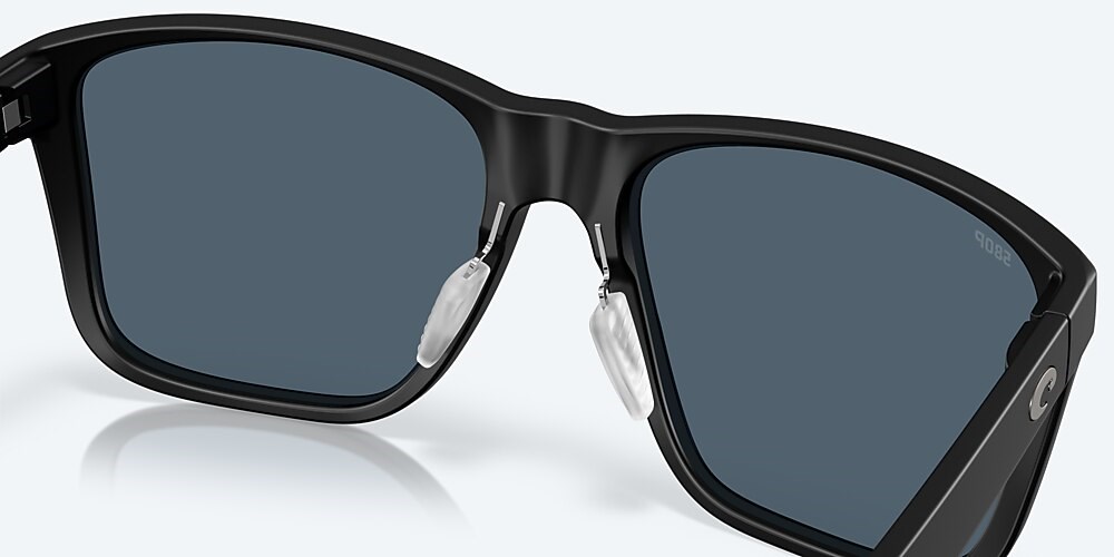 Costa Del Mar Los Alijos - Matte Black - Gray Polarized Polycarbonate (580P)