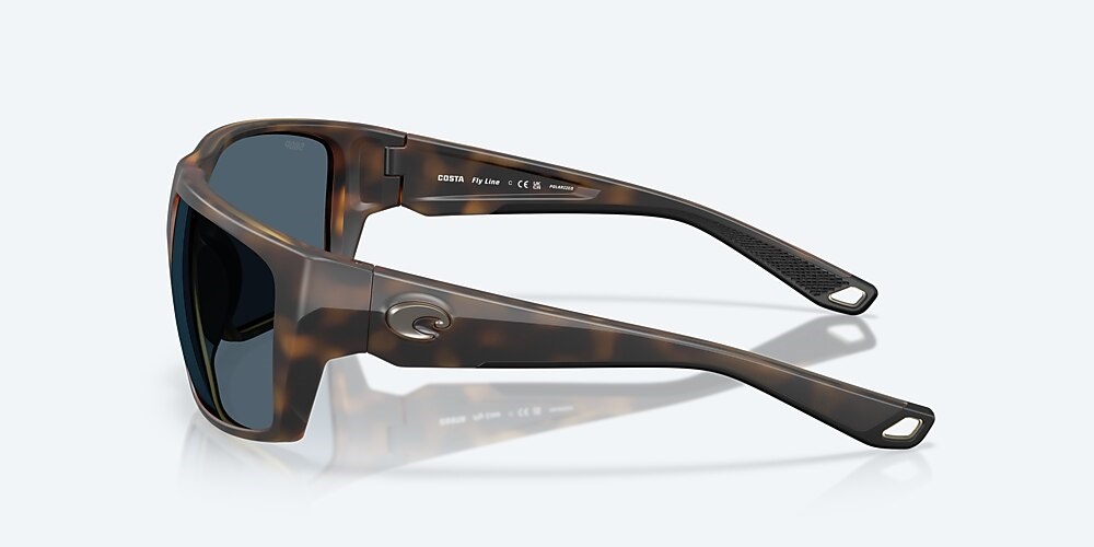 Costa Del Mar Fly Line - Matte Tortoise - Gray Polarized Polycarbonate (580P)