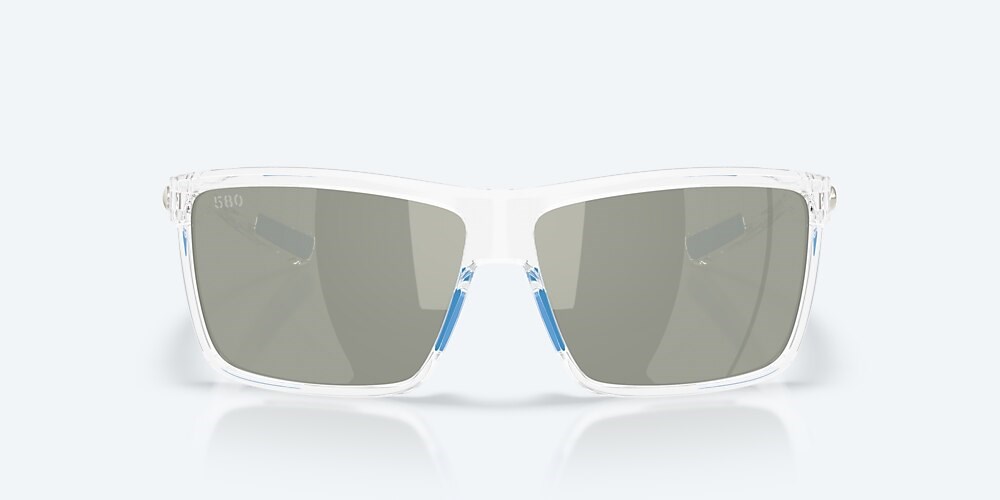Costa Del Mar Rinconcito - Polished Clear - Gray Silver Mirror Polarized Glass (580G)