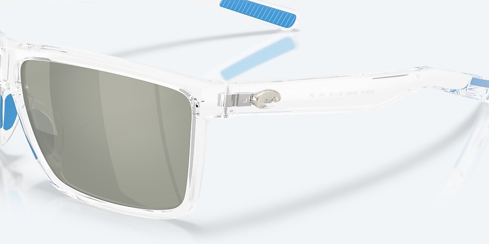 Costa Del Mar Rinconcito - Polished Clear - Gray Silver Mirror Polarized Glass (580G)
