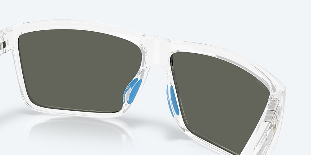 Costa Del Mar Rinconcito - Polished Clear - Gray Silver Mirror Polarized Glass (580G)