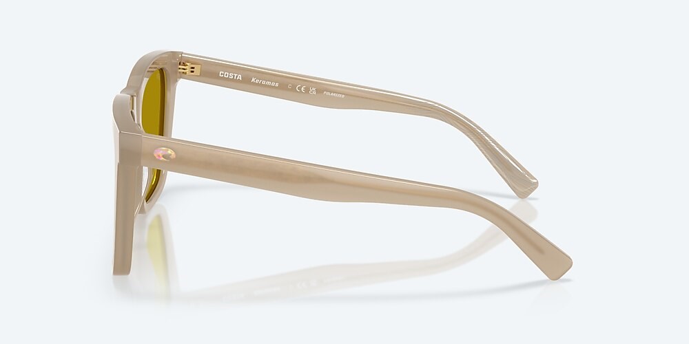 Costa Del Mar Keramas - Sea Foam - Sunrise Silver Mirror Polarized Glass (580G)