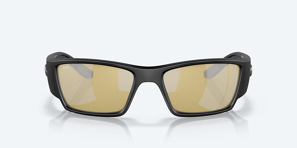Costa Del Mar Corbina PRO - Matte Black - Sunrise Silver Mirror Polarized Glass (580G)