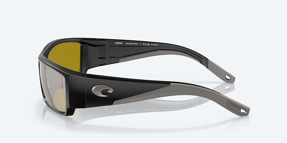 Costa Del Mar Corbina PRO - Matte Black - Sunrise Silver Mirror Polarized Glass (580G)