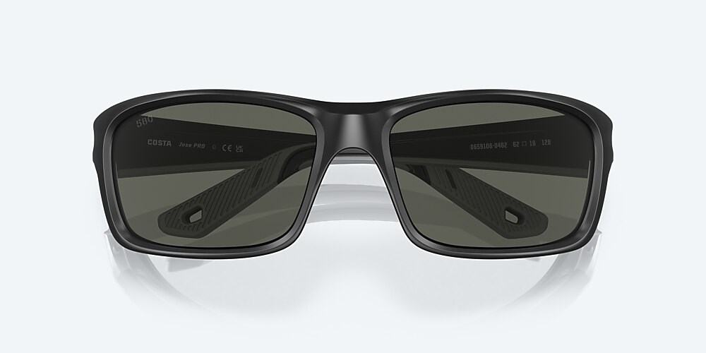 Costa Del Mar Jose PRO - Matte Black - Gray Polarized Glass (580G)