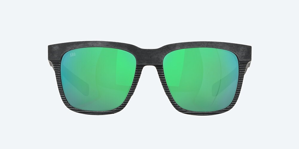 Costa Del Mar Pescador - Net Gray With Gray Rubber - Green Mirror Polarized Glass (580G)