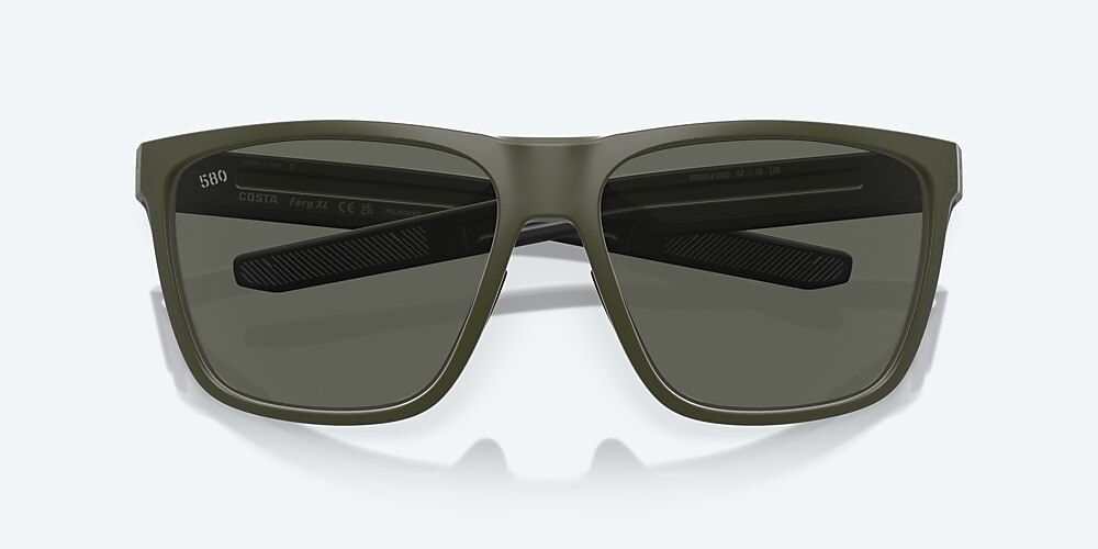 Costa Del Mar Ferg XL - Matte Olive - Gray Polarized Glass (580G)