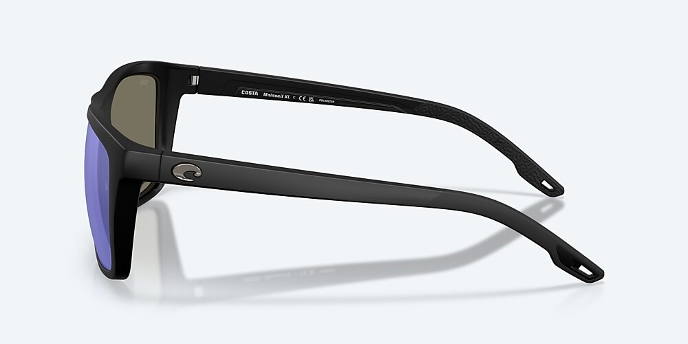 Costa Del Mar Mainsail XL - Matte Black - Blue Mirror Polarized Glass (580G)