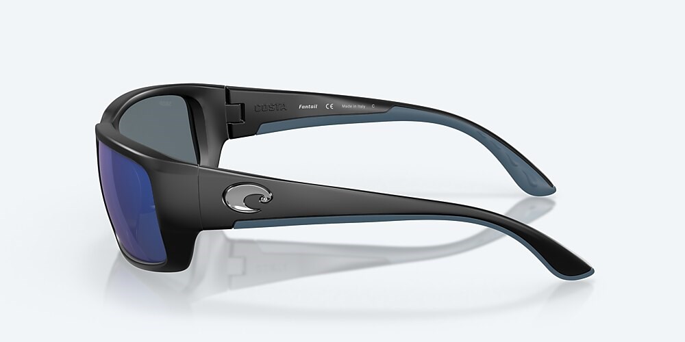 Costa Del Mar Fantail - Matte Black - Blue Mirror Polarized Polycarbonate (580P)