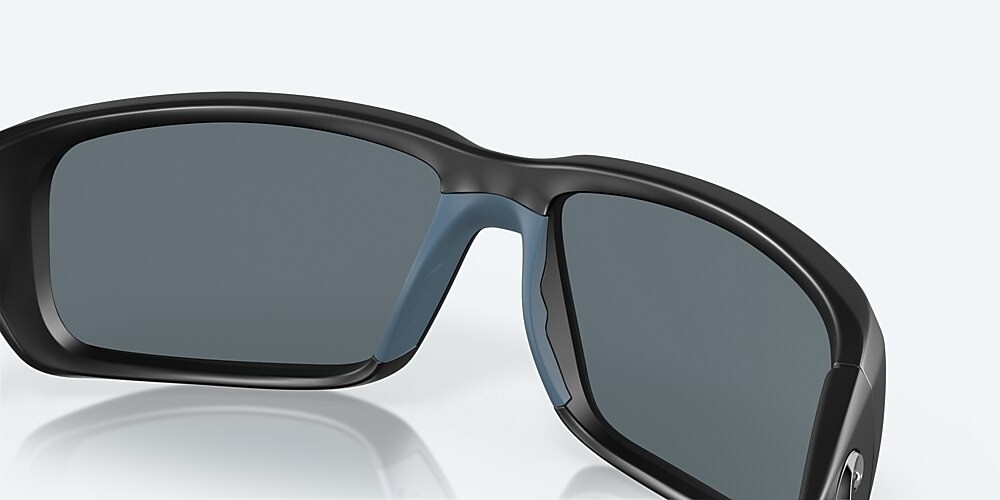 Costa Del Mar Fantail - Matte Black - Blue Mirror Polarized Polycarbonate (580P)
