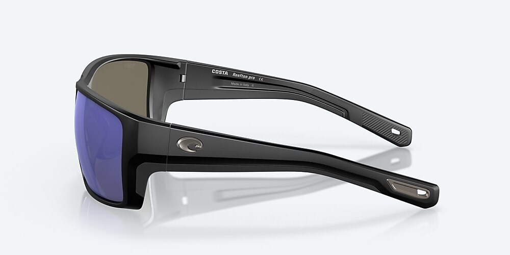 Costa Del Mar Reefton PRO - Matte Black - Blue Mirror Polarized Glass (580G)