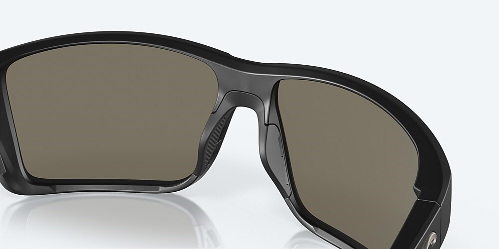 Costa Del Mar Reefton PRO - Matte Black - Blue Mirror Polarized Glass (580G)
