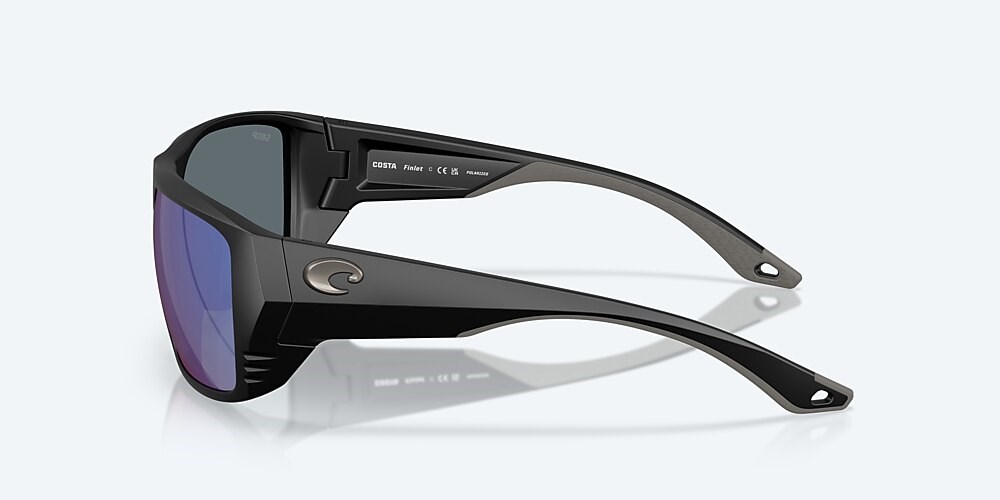 Costa Del Mar Finlet - Matte Black - Blue Mirror Polarized Polycarbonate (580P)
