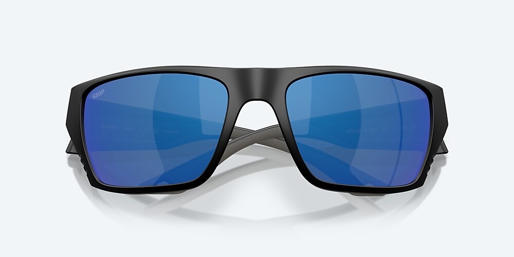 Costa Del Mar Finlet - Matte Black - Blue Mirror Polarized Polycarbonate (580P)