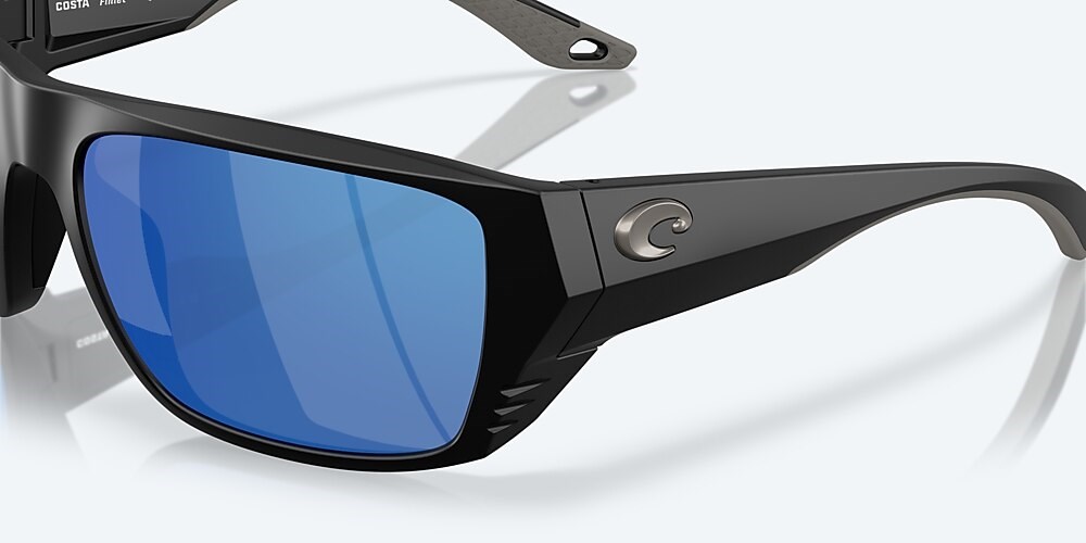 Costa Del Mar Finlet - Matte Black - Blue Mirror Polarized Polycarbonate (580P)