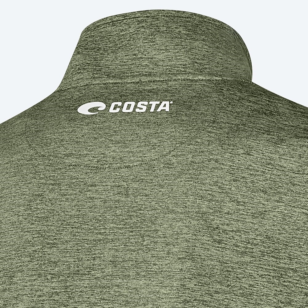 Costa Del Mar Voyager Quarter-Zip Pullover - Dark Sage