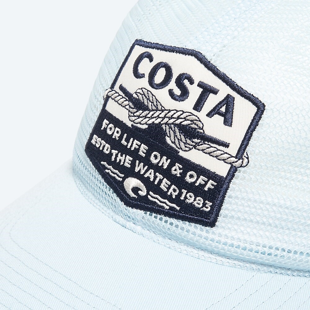Costa Del Mar All Over Mesh Hat - Arctic Blue