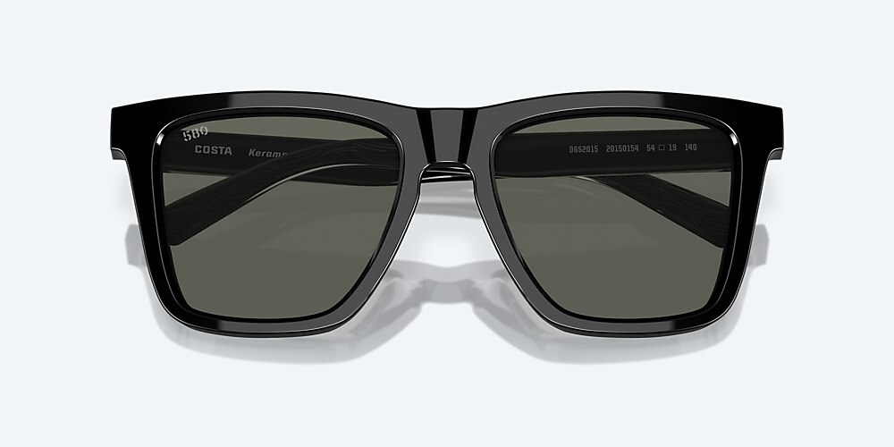 Costa Del Mar Keramas - Black - Gray Polarized Glass (580G)