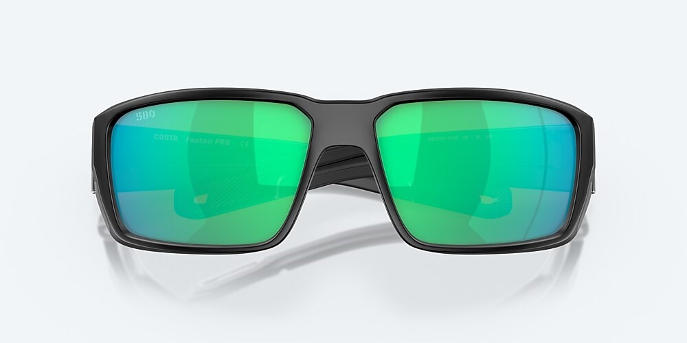 Costa Del Mar Fantail PRO - Matte Black - Green Mirror Polarized Glass (580G)