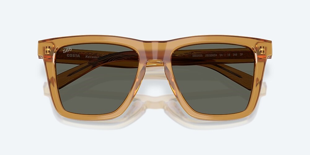 Costa Del Mar Keramas - Sun Ray - Gray Polarized Glass (580G)