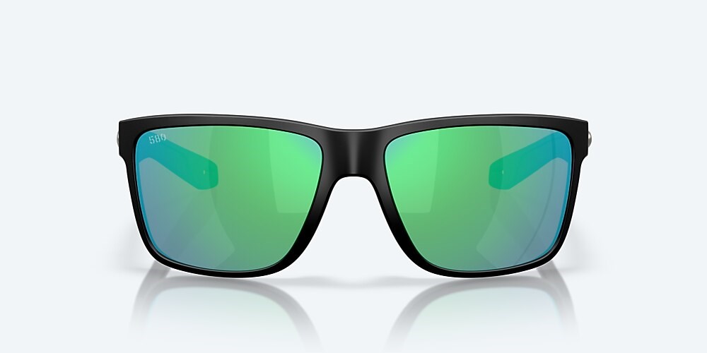 Costa Del Mar Broadbill II - Matte Black - Green Mirror Polarized Glass (580G)