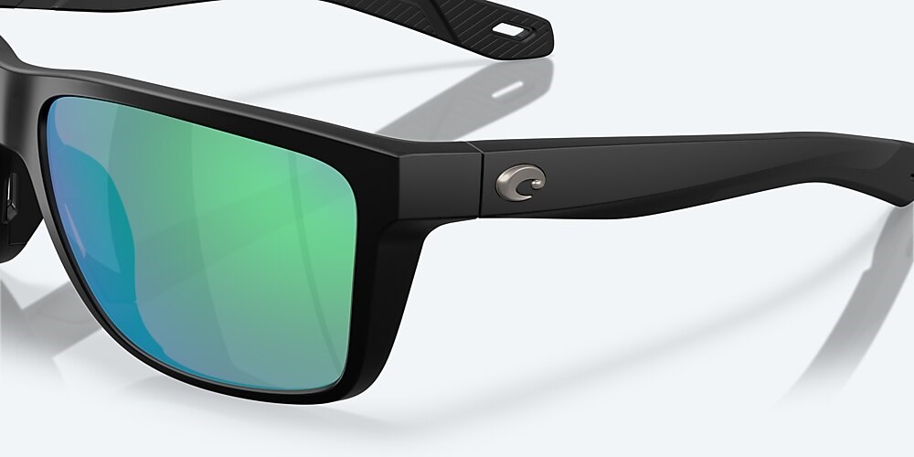 Costa Del Mar Broadbill II - Matte Black - Green Mirror Polarized Glass (580G)