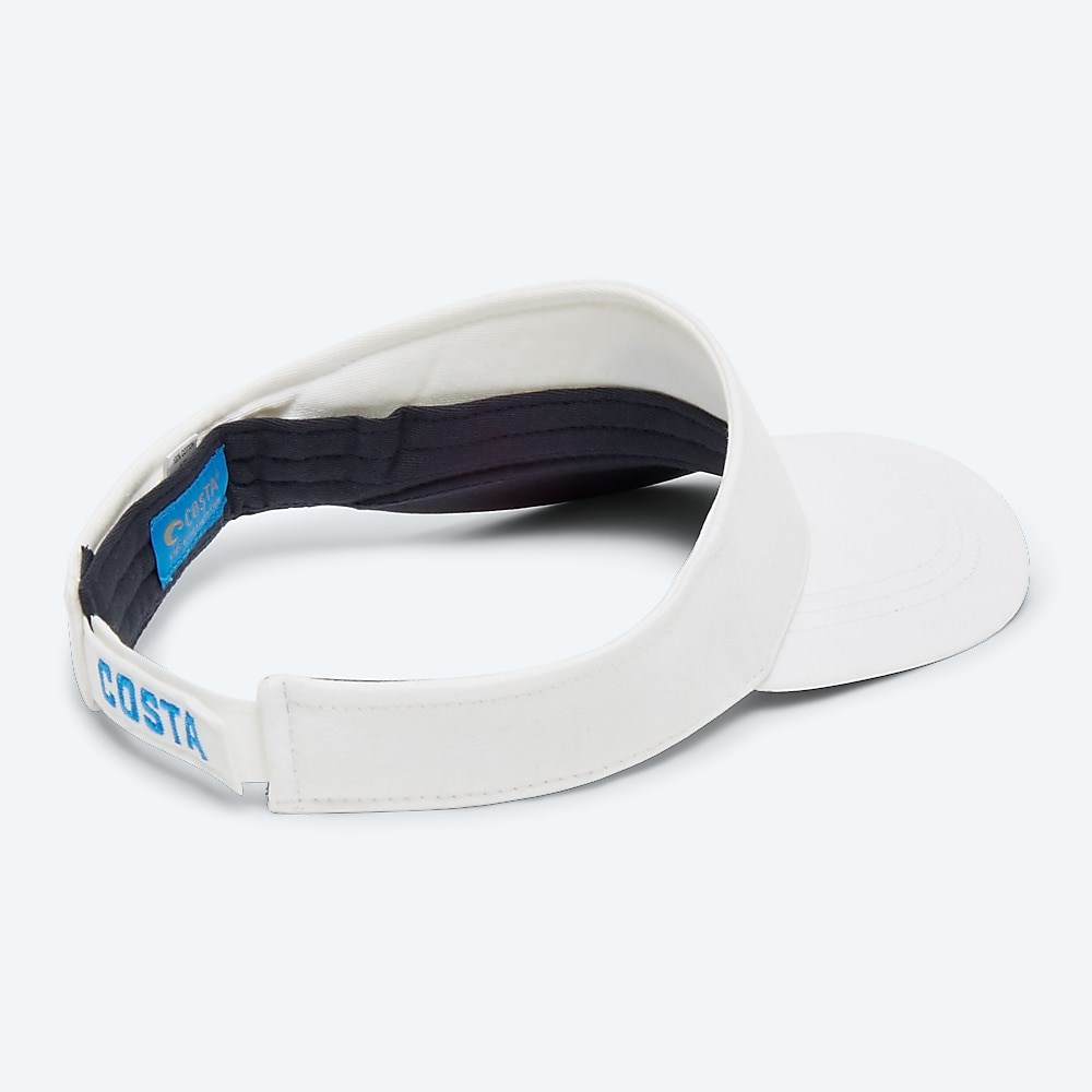 Costa Del Mar Cotton Visor - White