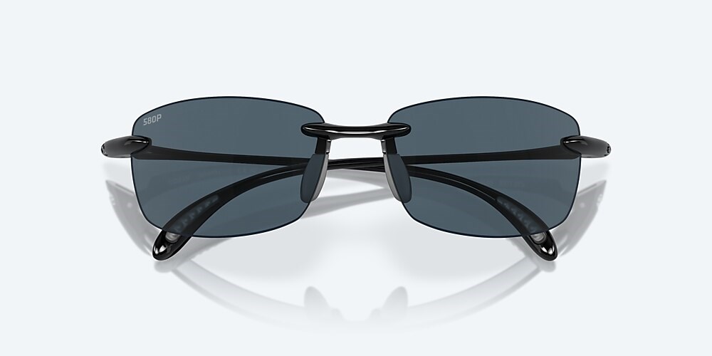 Costa Del Mar Ballast - Shiny Black - Gray Polarized Polycarbonate (580P)