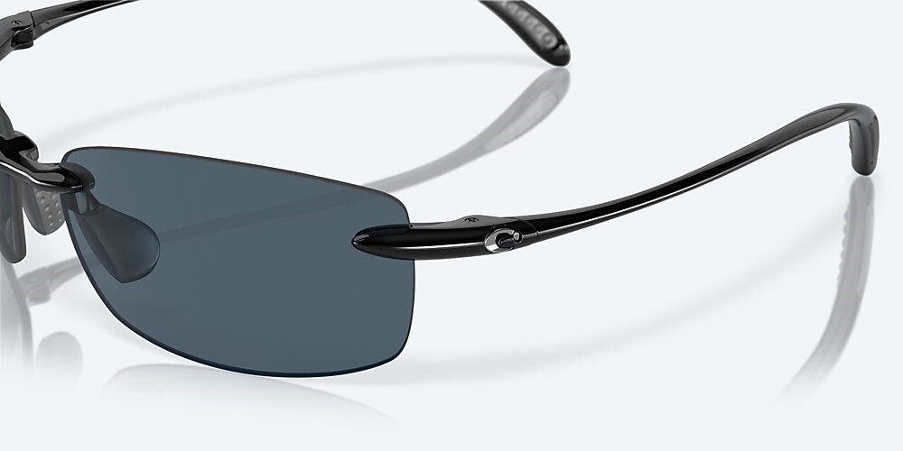 Costa Del Mar Ballast - Shiny Black - Gray Polarized Polycarbonate (580P)