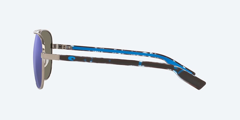 Costa Del Mar Peli - Brushed Gunmetal - Blue Mirror Polarized Glass (580G)