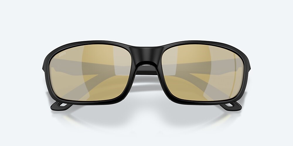 Costa Del Mar Brine II - Matte Black - Sunrise Silver Mirror Polarized Glass (580G)