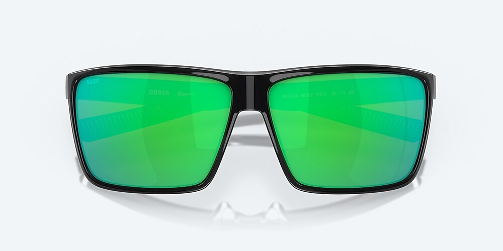 Costa Del Mar Rincon - Shiny Black - Green Mirror Polarized Polycarbonate (580P)