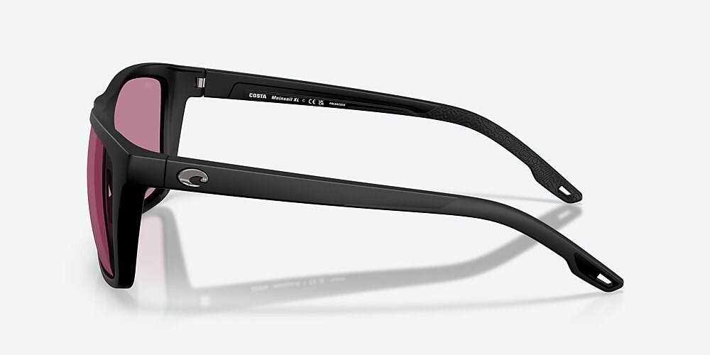 Costa Del Mar Mainsail XL - Matte Black - Rose Polarized Polycarbonate (580P)