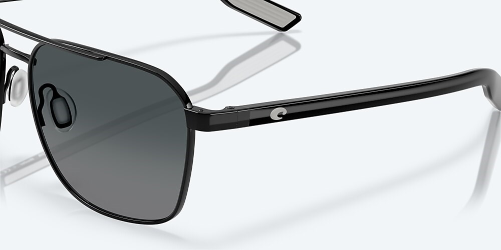 Costa Del Mar Wader - Black - Gray Gradient Polarized Glass (580G)