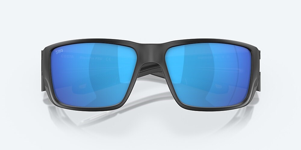 Costa Del Mar Blackfin PRO - Matte Black - Blue Mirror Polarized Glass (580G)