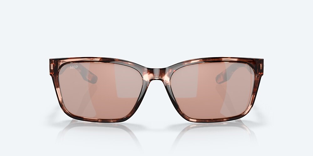 Costa Del Mar Palmas - Coral Tortoise - Copper Silver Mirror Polarized Polycarbonate (580P)