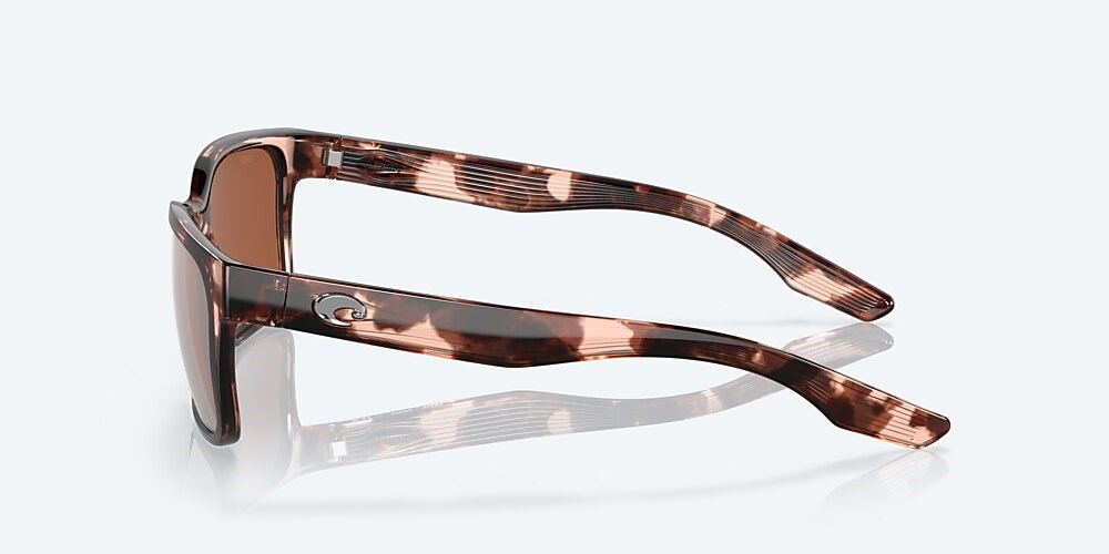 Costa Del Mar Palmas - Coral Tortoise - Copper Silver Mirror Polarized Polycarbonate (580P)