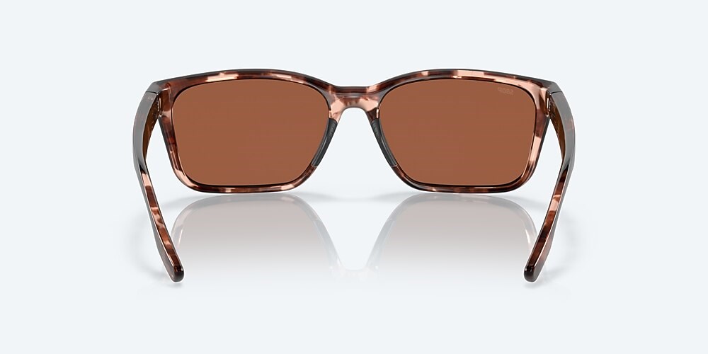 Costa Del Mar Palmas - Coral Tortoise - Copper Silver Mirror Polarized Polycarbonate (580P)