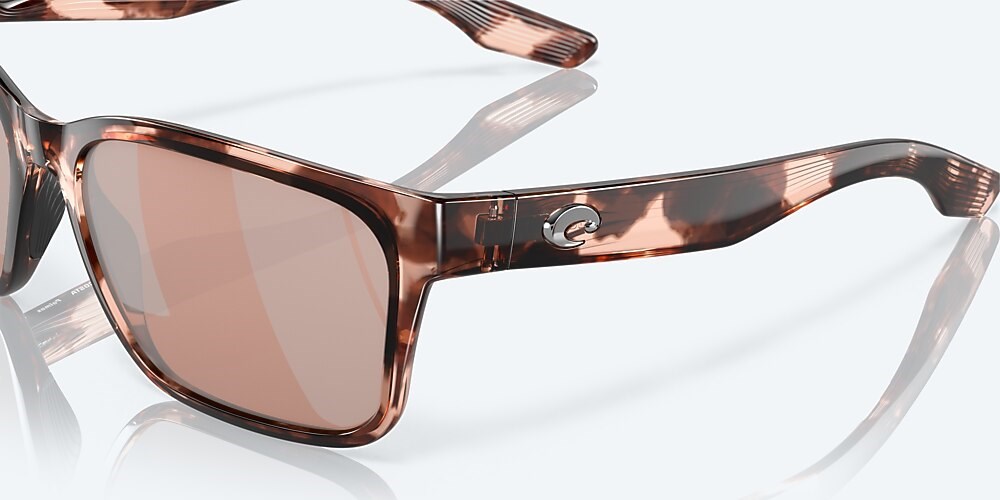 Costa Del Mar Palmas - Coral Tortoise - Copper Silver Mirror Polarized Polycarbonate (580P)